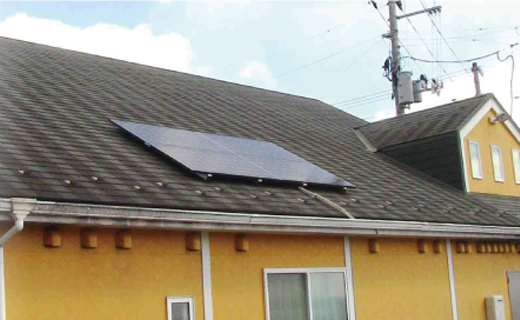 太陽光発電システムの設置事例